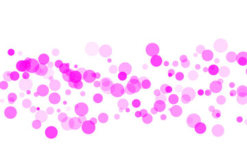 Vibrant Magenta Abstract Shapes on White Background With Cutouts pink geometric