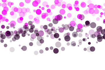 Vibrant Magenta and Purple Abstract Shapes With White Cutouts pink violet