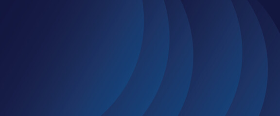 Abstract blue glowing geometric lines on dark blue background. Modern shiny blue circle