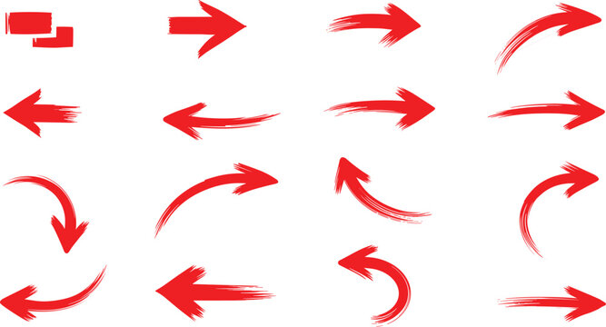 grunge arrow vector. grunge arrow brush.grunge arrow paint