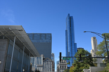 Obraz premium high rise buildings in chicago