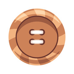 Round button cartoon tailoring material