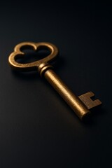 Golden Sphere in Glass Cube