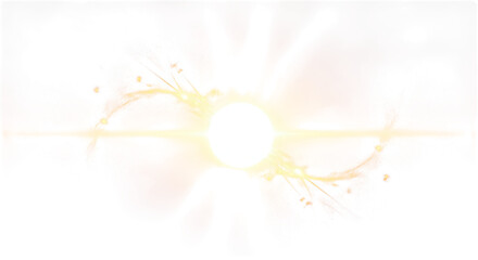 Abstract Fiery Sunburst image graphic