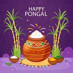 Happy Pongal Background