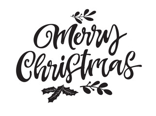 Merry Christmas and Happy New 2026 Year - cute hand drawn doodle lettering postcard. Hello 2026. Holly Jolly, Tis the season.