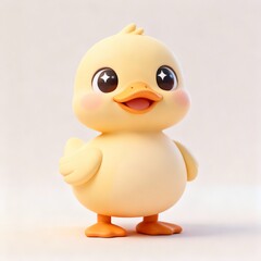 rubber duck on white