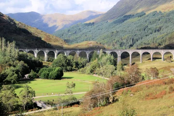 Tableau sur plexiglas Viaduc de Glenfinnan A view of the Scottish Countryside near the Glenfinnan Viaduct  © Simon Edge