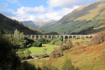 Poster Glenfinnanviaduct A view of the Scottish Countryside near the Glenfinnan Viaduct  © Simon Edge