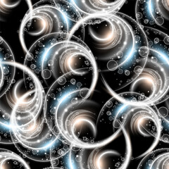  seamless pattern circular light effect 