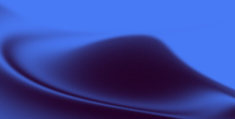Grainy gradient background in black and blue with glowing wave, noise texture and smooth visual layout