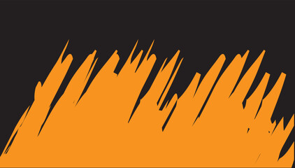 black and yellow background design with grunge or brush . abstract background design 