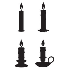 Fototapeta premium set of candles