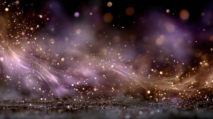 Obraz premium Cristmas or oscars-Inspired Glamorous Night Background with Sparkling Stars