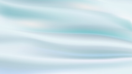 Soft Blue Silk Drape Background with Smooth Mesh Gradient Texture
