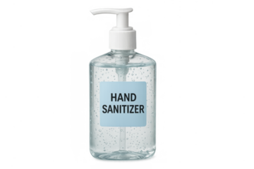 Hand sanitizer gel pump bottle maintaining hygiene