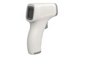 Infrared thermometer measuring body temperature for health screening