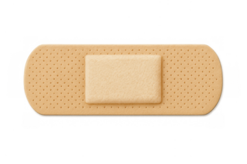 Adhesive bandage providing medical first aid on wound