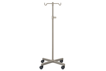 Naklejka premium Medical iv stand providing healthcare treatment equipment
