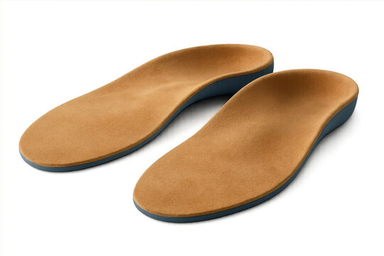 Pair of orthopedic insoles for footwear comfort and support