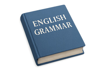 English grammar book representing language learning and education