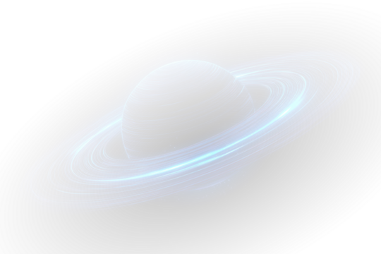 png cosmic galaxy with moon and planets vector illustration isolated