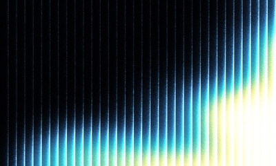 Abstract Vertical Gradient Lines in Blue, Yellow, and White on Black Background
