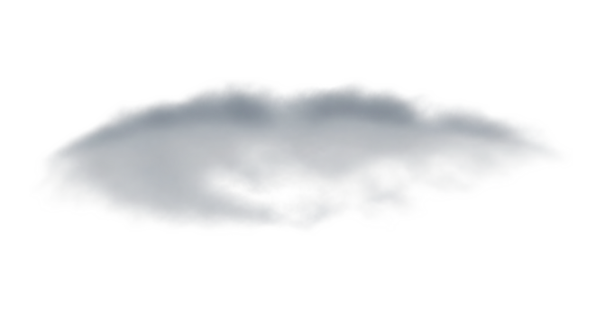 A single, rounded cloud isolated on transparent background, its soft edges blurring into the clear sky, creating a sense of peacefulness and tranquility, evoking a feeling of serenity and calm, a gent