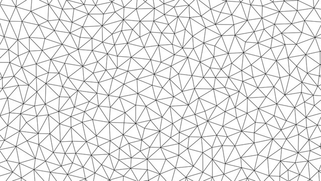 Abstract geometric seamless pattern with triangles in black and white style