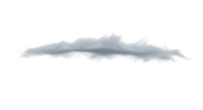 A wispy cirrus cloud isolated on transparent background, delicately stretched across the frame, evokes a sense of ethereal beauty and atmospheric serenity, ideal for adding subtle depth to skythemed c