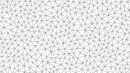 Monochrome Abstract Low Poly Triangular Background Illustration for Digital Art