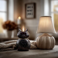 Cozy candlelight in a warm, inviting setting.