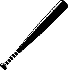 Naklejka premium Baseball bat icon. Simple illustration of baseball bat vector icon for web design isolated on white background