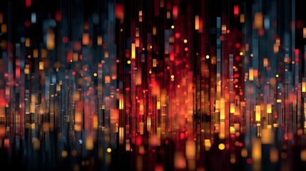 Abstract background with glowing particles and geometric shapes design for wallpaper and presentation