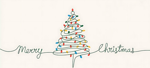 Funny Christmas card design, Christmas lights tangled up
