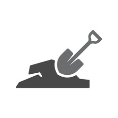 Digging Shovel Logo