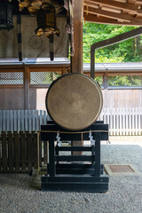 奈良県／天河大弁財天の和太鼓（2025年8月28日撮影）
