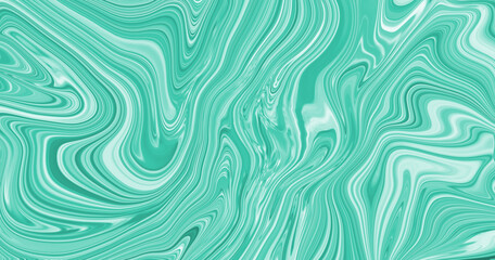 turquoise Marble ink colorful. green - blue marble pattern texture abstract background.