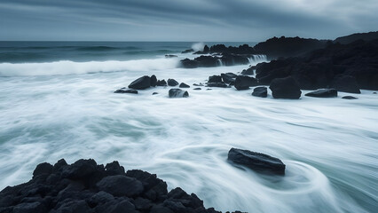 Abstract digital noise pattern with vibrant colors and static effect