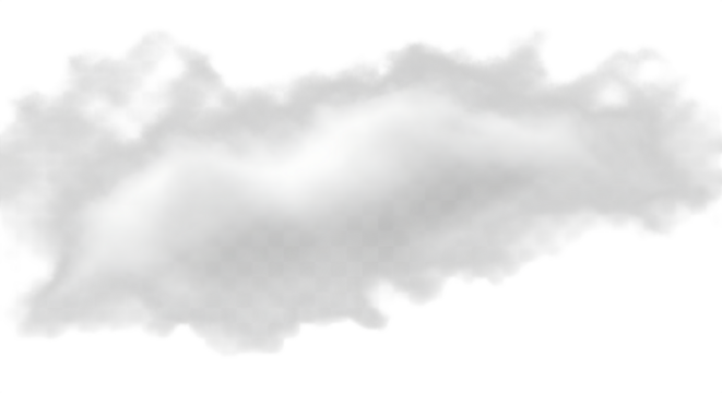 Fluffy white cloud isolated on transparent background, perfect for adding a touch of whimsy to your designs, creating a dreamy atmosphere, or enhancing your weatherrelated projects with a realistic el