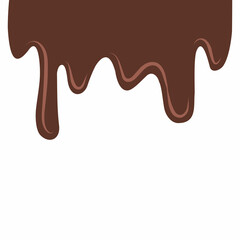 chocolate drip vector, choco melted, hot cocoa flow, sweet dessert vector, milk drop illustration, brown liquid wave, melting chocolate cartoon,