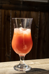 fresh drink on hot summer