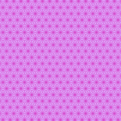 和柄の桑の葉模様で紫色系