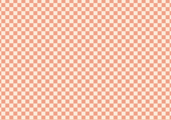 シンプルな和柄　市松模様