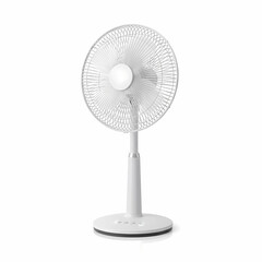 electric fan on white background