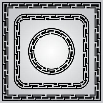 Geometric vector pattern for Illustrator pattern brush creation