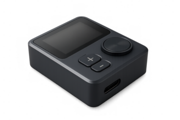 Electronic controller with screen and buttons for device management, user interface, and modern technology working