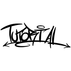 Tutorial Text Graffiti Tagging Illustration 