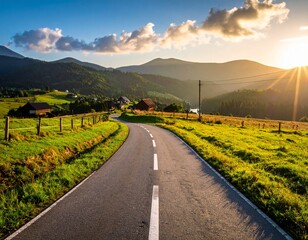 road to the mountains