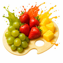 Palette of Juicy Color Bursts